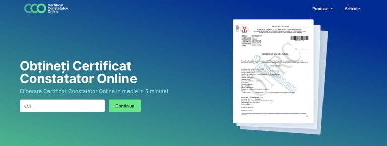 certificatconstatatoron
