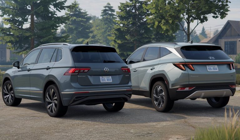 Volkswagen Tiguan vs. Hyundai Tucson – SUV-uri medii în bătălia echilibrului